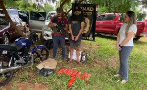 Delivery que entregaba paquetes de drogas en CDE fue detenido