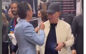 Marc Anthony pureó por su esposa paraguaya cuando se encontró con el marido de Thalía