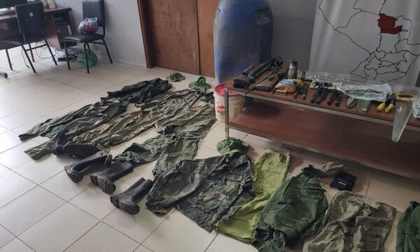 (VIDEO)Entre evidencias halladas en Horqueta había ropa usada por Félix Urbieta en prueba de vida