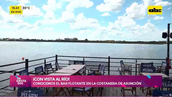 ¡Con vista al río!: conocemos el bar flotante en la Costanera de Asunción - Ensiestados - ABC Color
