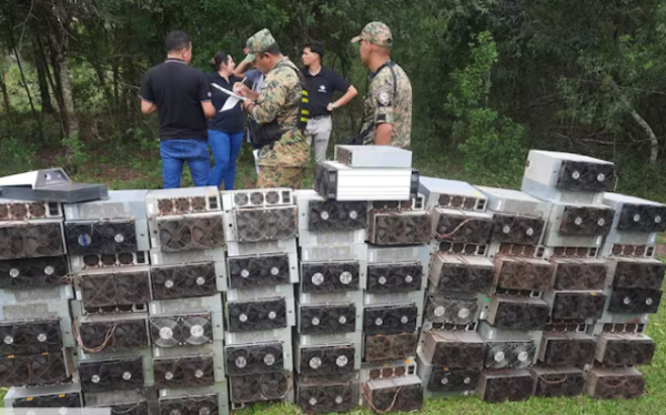 Desmantelan granja ilegal de criptomonedas en Caaguazú