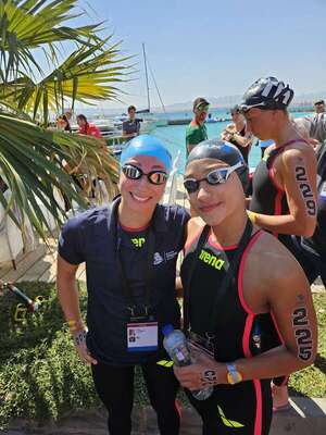 Cielo Peralta hace historia en el Mundial de Aguas Abiertas de Egipto - Polideportivo - ABC Color