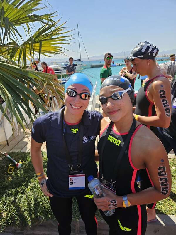 Cielo Peralta hace historia en el Mundial de Aguas Abiertas de Egipto - Polideportivo - ABC Color