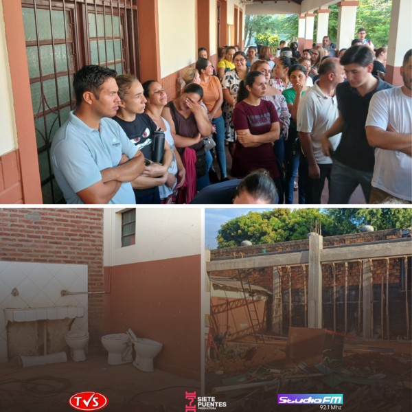 ESCUELA HIGINIO MORÍNIGO: PADRES Y DOCENTES EXIGEN SOLUCIONES ANTE OBRAS INCONCLUSAS QUE IMPIDEN EL INICIO DE CLASES - TVS