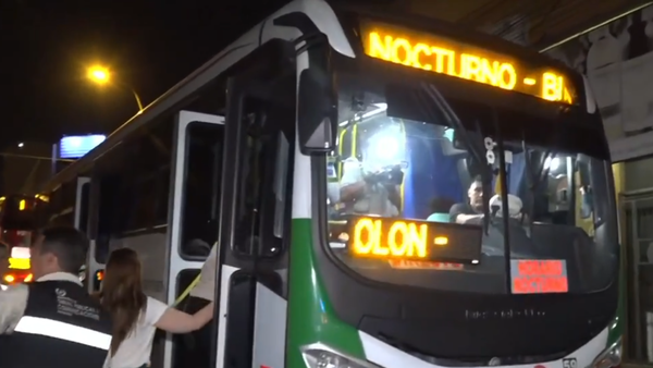 Buses nocturnos empezaron a operar desde este viernes