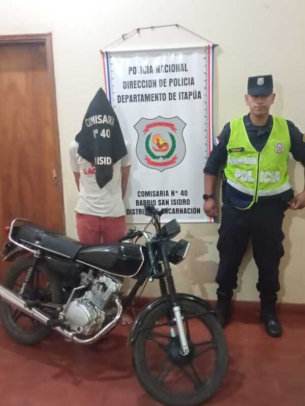 Aprehenden a un hombre tras robo a una mujer en Encarnación