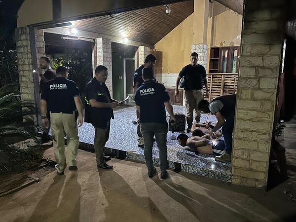 En allanamiento, Policía dio con involucrados en homicidio de empresario yerbatero - Policiales - ABC Color