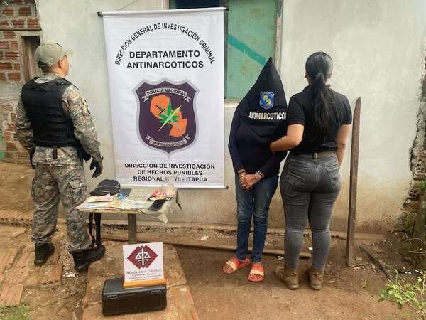 Detienen a sexagenaria por presunto microtráfico en Cambyretá - Policiales - ABC Color