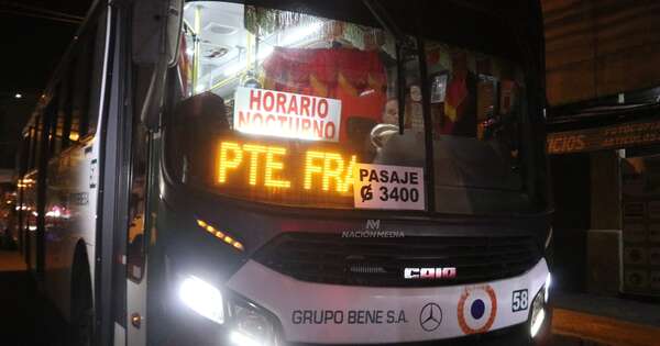 La Nación / “Búho” inició su recorrido nocturno y apunta a incluir otros itinerarios