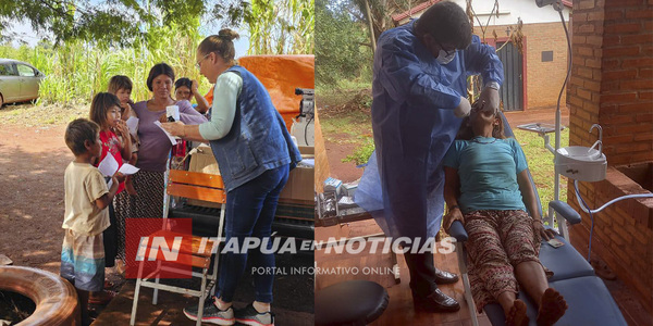 MÁS DE 140 ATENCIONES EN JORNADA EXTRAMURAL EN LA COMUNIDAD INDÍGENA MBERU-PIRAPO’I