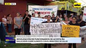 Funcionarios de hospital Acosta Ñu reclaman incremento salarial - ABC Noticias - ABC Color