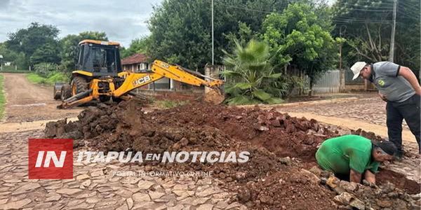 MUNICIPALIDAD DE CAMBYRETÁ MEJORA DISTRIBUCIÓN DE AGUA EN EL BARRIO SAN RAFAEL