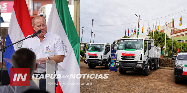 GOBERNADOR JAVIER PEREIRA RIEVE DESTACA EL PROGRESO DE ITAPÚA VARIOS ÁMBITOS