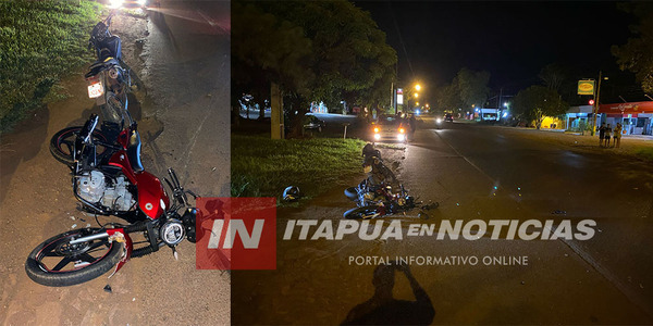 CHOQUE DE MOTOCICLETAS DEJA UN FALLECIDO Y UN HERIDO