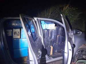 Video: Convoy narco logra escapar dejando 10 toneladas de droga durante operativo
