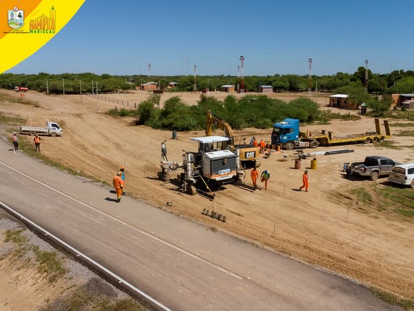 Iniciaron las obras complementarias de la ruta 09 en Mariscal Estigarribia