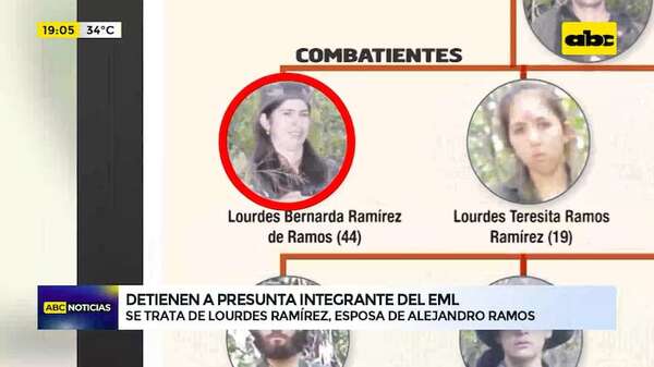 Video: capturan a Lourdes Ramírez, presunta integrante del Ejército del Mariscal López  - ABC Noticias - ABC Color