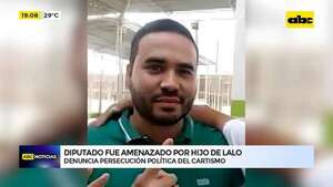 ¿Hijo de Lalo Gomes amenazó a diputado?: Santiago Benítez denuncia persecución política - ABC Noticias - ABC Color