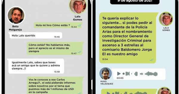 La Nación / Chats de Lalo: los medios afines blindan a Marito del escándalo
