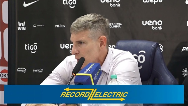 Video: Olimpia (2) vs. (1) Cerro Porteño: Palabras del entrenador Martín Palermo