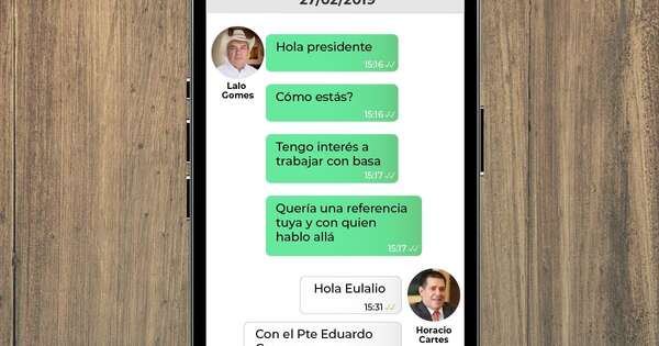 Diario HOY | Chats Lalo-Cartes: Ámbito privado y sin alcance estatal