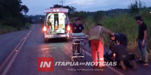 DOS MOTOCICLISTAS RESULTAN HERIDOS TRAS COLISIÓN EN CARLOS A. LÓPEZ