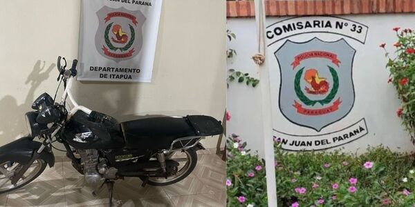 APREHENDIERON A JOVEN POR HURTO DE MOTOCICLETA EN SAN JUAN DEL PNÁ.