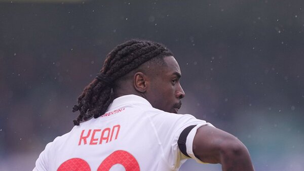 Kean, dado de alta tras sufrir un golpe y caer desplomado