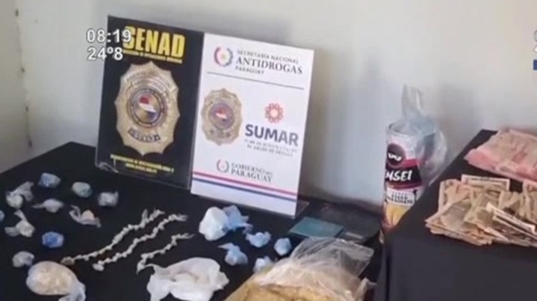 Luque: SENAD detiene a tres personas por tráfico de drogas - SNT