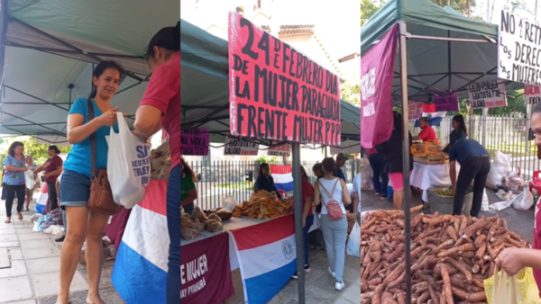 Campesinas donan su producción por el Día de la Mujer Paraguaya