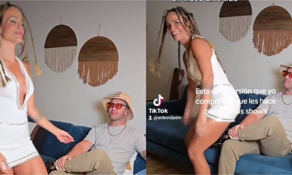 (VIDEO) Doña de Chirola y su queja: “Esta es la versión que yo compré del que les hace bailar en los shows”