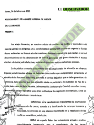 Abogados exigen respuestas contundentes de la Corte sobre ineficiencia de recursos humanos y falta de infraestructura 
