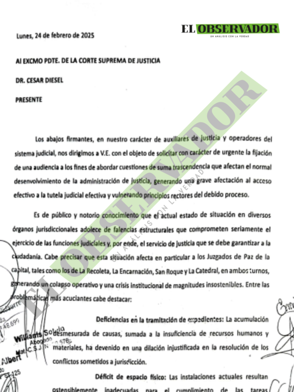 Abogados exigen respuestas contundentes de la Corte sobre ineficiencia de recursos humanos y falta de infraestructura