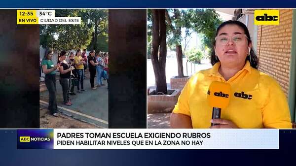 Frustrado inicio de clases en el Este por obras inconclusas y protesta por rubros - ABC TV - ABC Color