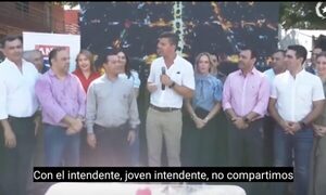Peña recordó su pasado liberal durante un acto en Caaguazú
