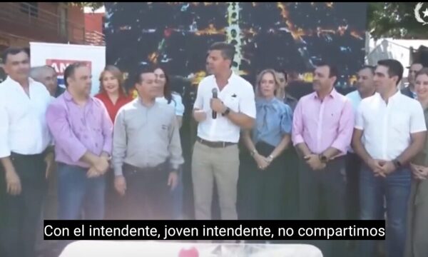 Peña recordó su pasado liberal durante un acto en Caaguazú