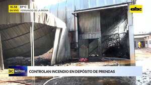 Controlan incendio en depósito de Fernando de la Mora: no hay riesgo de nuevos focos, aseguran - ABC Noticias - ABC Color