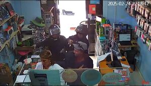 Asalto a mano armada en un local comercial de Yby Yaú