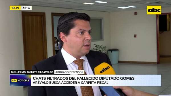 Chats con “Lalo”: defensa de Arévalo recurre al Poder Judicial para acceder a carpeta fiscal - ABC Noticias - ABC Color