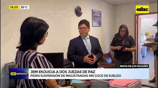 Mafia de los pagarés: dos juezas de Paz enjuiciadas por el JEM - ABC Noticias - ABC Color