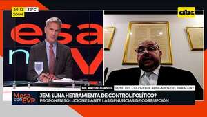 ¿JEM es una herramienta de control político?: Colegio de Abogados plantea reforma constitucional - Mesa de Periodistas - ABC Color