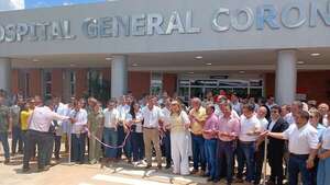 Peña inaugura Hospital General de Coronel Oviedo con obras inconclusas y funcionamiento parcial - Nacionales - ABC Color