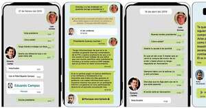 La Nación / Chats Lalo-Cartes: son del ámbito privado y sin incidencia estatal