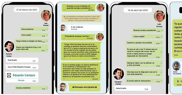 La Nación / Chats Lalo-Cartes: son del ámbito privado y sin incidencia estatal