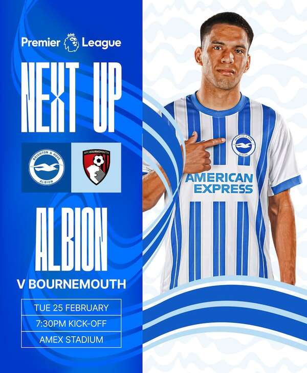 El Brighton de Gómez enfrenta hoy al Bournemouth pensando en Europa - Fútbol Internacional - ABC Color