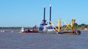 MOPC suspende dragado en Pilar y contrata por vía de la excepción
