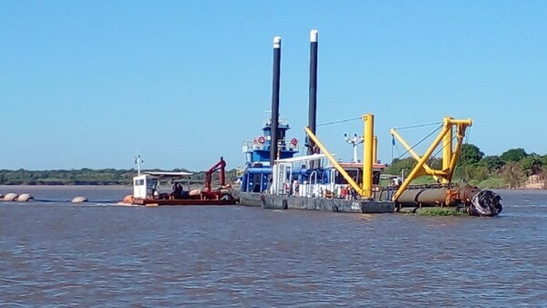 MOPC suspende dragado en Pilar y contrata por vía de la excepción