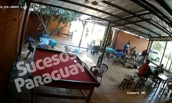 (Video) Violento asalto a casa juegos de Itauguá se llevan guaraníes y dólares