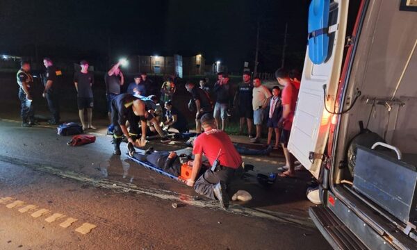 Un fallecido y dos heridos tras impacto violento de motocicletas en Minga Guazú – Diario TNPRESS