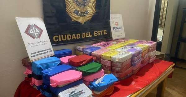 La Nación / Desarticulan depósito narco con 250 kilos de cocaína en Ciudad del Este